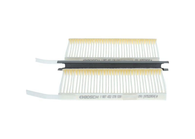 Bild von BOSCH 1 987 432 078 Innenraumfilter Filter, Innenraumluft, Pollenfilter, Mikrofilter Partikelfilter 240 108 20,5 RENAULT: MASTER 3 Kasten