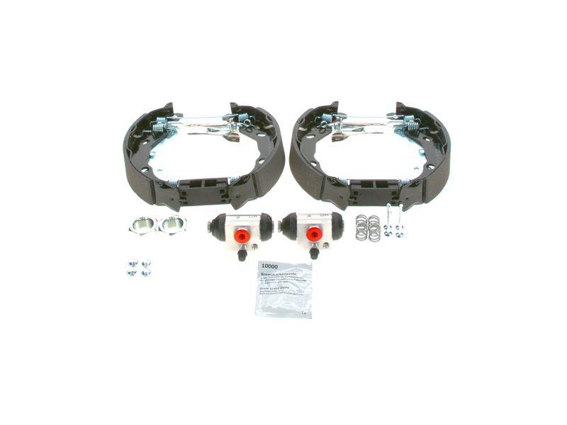 Bild von BOSCH Bremsbackensatz KIT SUPERPRO hinten rechts links vormontiert 20,6mm für PEUGEOT FIAT CITROËN 424227 424211 0 204 114 181