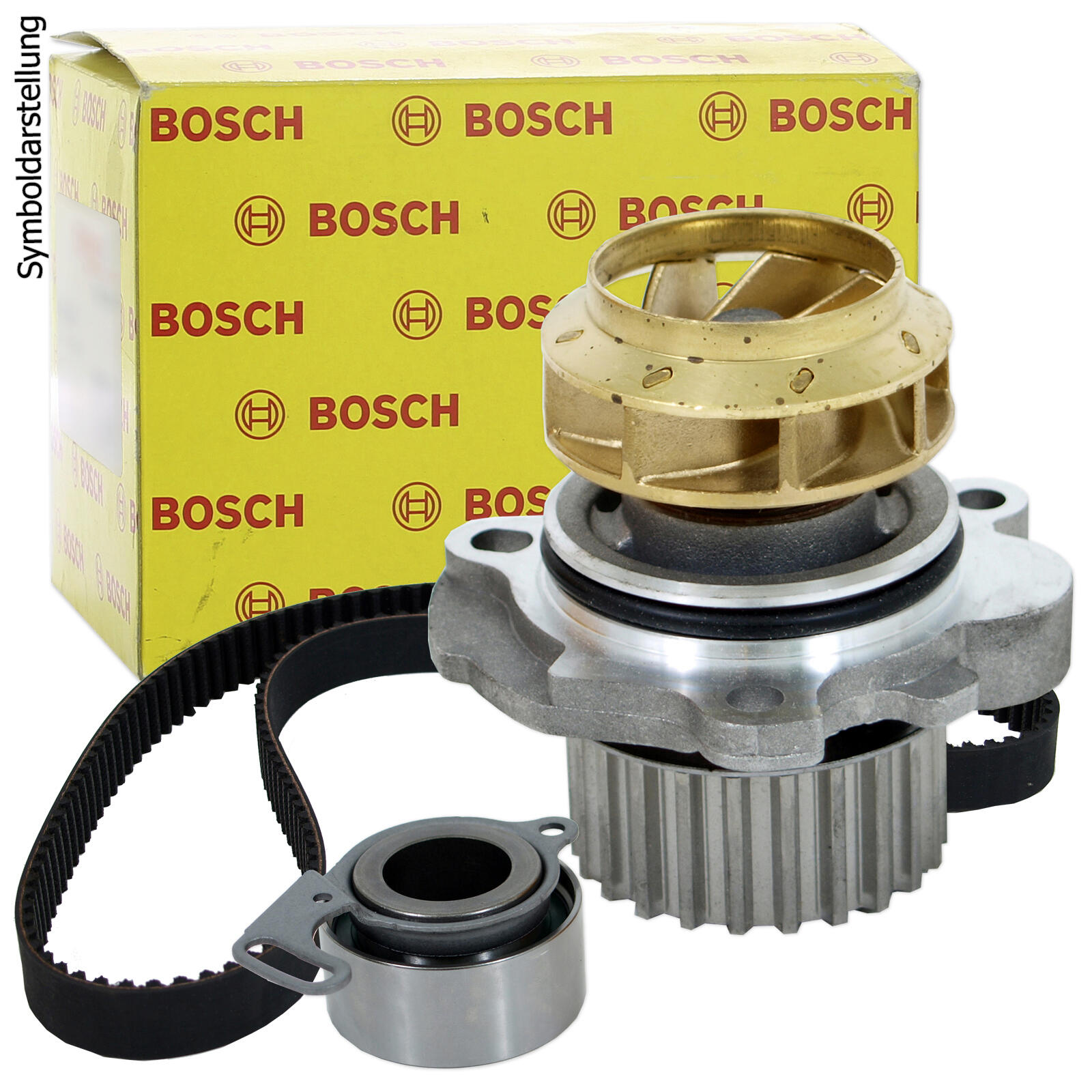 Bild von BOSCH Wasserpumpe + Zahnriemensatz  für PEUGEOT FIAT CITROËN FORD 71775921 1753586 1609525680 1 987 948 721