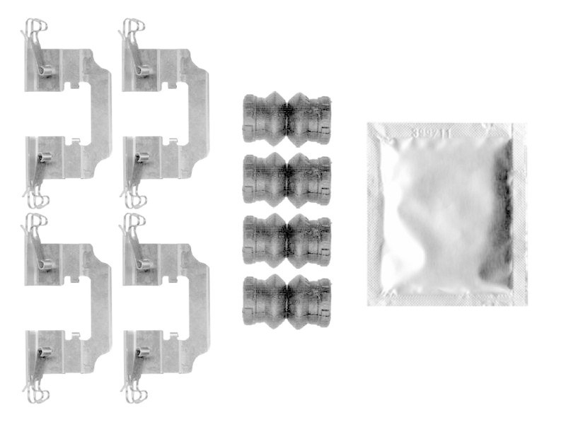 Bild von BOSCH Zubehörsatz, Scheibenbremsbelag hinten rechts links  für RENAULT DACIA 1 987 474 768