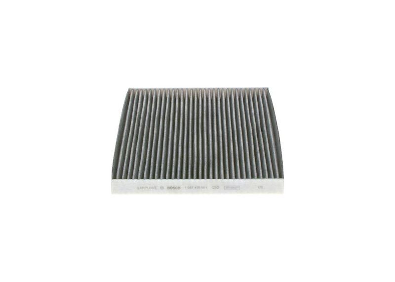 Bild von BOSCH 1 987 435 551 Innenraumfilter Filter, Innenraumluft, Pollenfilter, Mikrofilter Aktivkohlefilter 235 250 25 FIAT: Ducato III Platform / Chassis