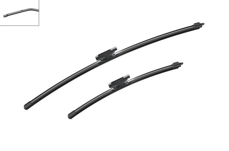 Bild von BOSCH Aerotwin 3 397 014 199 Scheibenwischer Wischblatt, Wischerblätter, Heckscheibenwischer 650, 425 Rahmenlos für Linkslenker CITROËN: C4 II Cactus