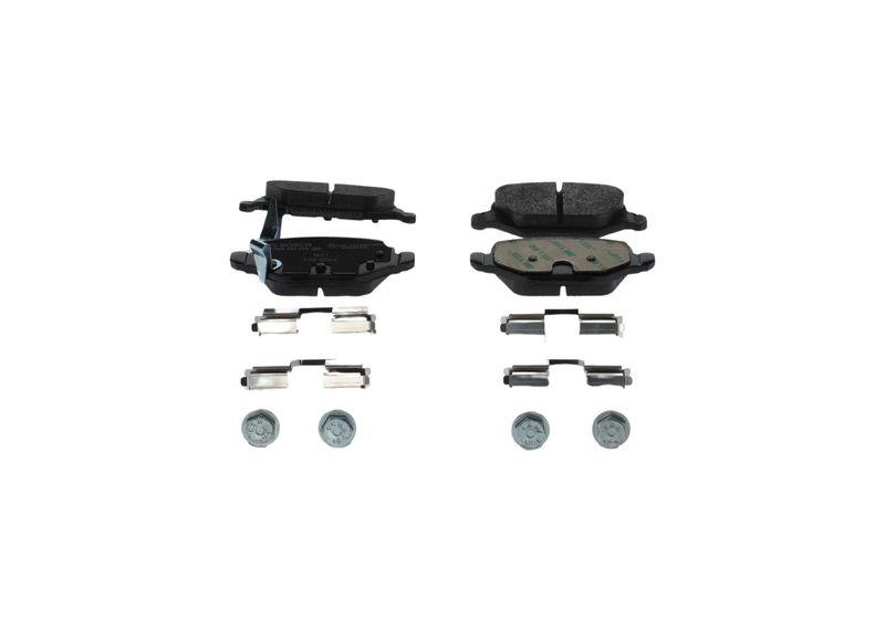 Bild von BOSCH Bremsbelagsatz mit akustischer Verschleißwarnung 0 986 494 935 Bremsbeläge,Bremsklötze FIAT,Panda Schrägheck (312_, 319_)