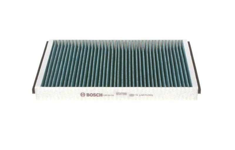 Bild von BOSCH 0 986 628 532 Innenraumfilter Filter, Innenraumluft, Pollenfilter, Mikrofilter Aktivkohlefilter 292 199 30 FILTER+ OPEL: Astra G Convertible