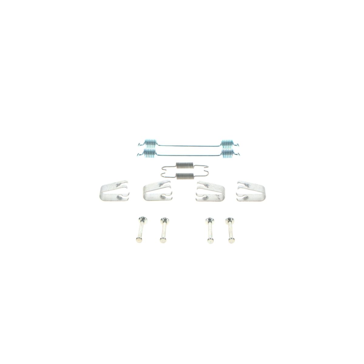 Bild von BOSCH Zubehörsatz, Bremsbacken hinten rechts links mit Feder für RENAULT SKODA VW SEAT MERCEDES-BENZ FORD SMART 440265440R 2094310 4534210400 1 987 47