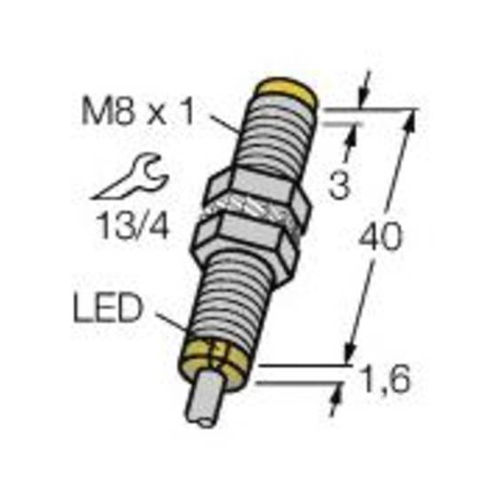 Bild von Turck Induktiver Sensor NI4-EG08-AG41X – Effiziente Automatisierungslösungen