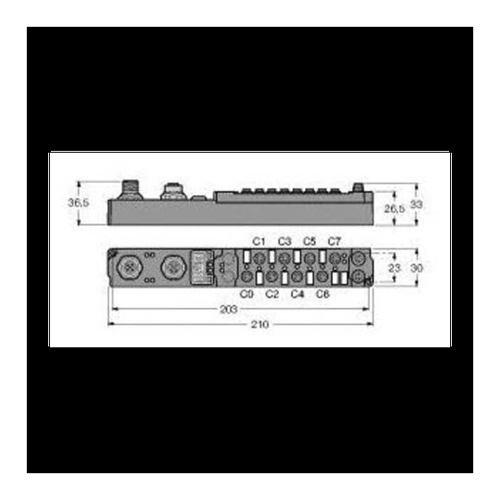 Bild von Turck SDPB-0008D-1002 6824405 Sensor/Aktorbox aktiv