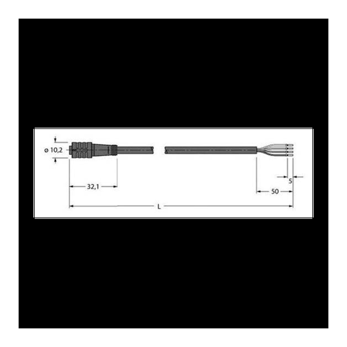 Bild von Turck 6627509 Sensor-/Aktor-Anschlussleitung 10m – Der ideale Partner für Ihre Automation