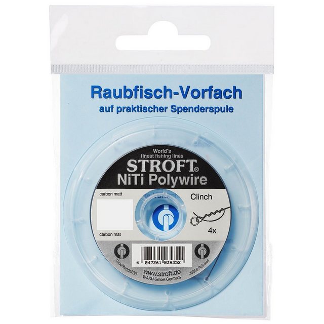 Bild von Stroft Vorfachschnur Stroft Vorfachschnur NiTi Polywire 5m, 5 m Länge, 0,50 mm Fadendurchmesser, (1-St)