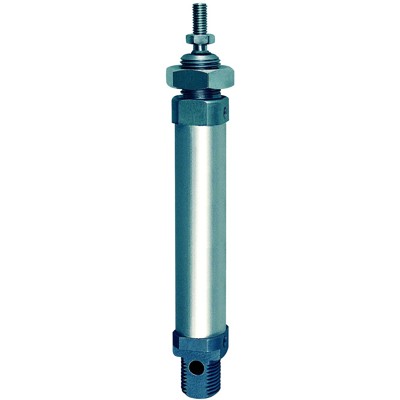 Bild von RIEGLER® - Rundzylinder ISO 6432, doppeltwirkend, Magnet, Kolben-Ø16, o.D., Hub 125, M5