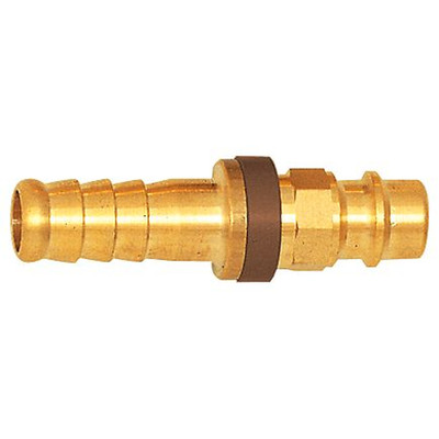 Bild von RIEGLER® - Unverwechselbare Einstecktülle NW 7,8, Messing blank, Tülle LW9, braun