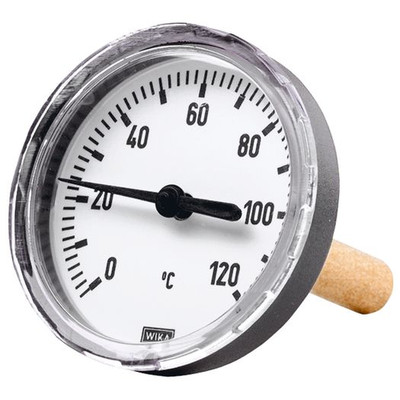 Bild von Riegler Bimetallthermom., G1/2 hi., Tauchschaftlänge 100mm Ã˜80, bis 120°C