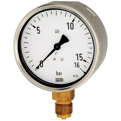 Bild von RIEGLER® - Manometer, Robustausführung, G 1/2" unten, 0-10,0 bar, Ø 160