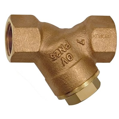 Bild von RIEGLER® - Schmutzfänger, Rotguss, MW 0,25mm, G 1.1/4", DN 32