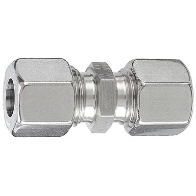 Bild von RIEGLER® - Gerade Verschraubung, Rohr-Außen-Ø 6mm, Edelstahl 1.4571, 100 bar
