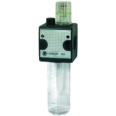 Bild von Riegler, Zubehör Druckluftwerkzeug, 100555-L 55 K Nebelöler »multifix«, mit Polycarbonatbehälter, BG 5, G 1, 1Stk