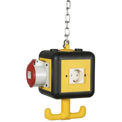 Bild von RIEGLER® - Versorgungseinheit, 4 SchuKo-Steckdosen 16 A 2p + 230 V, IP 20