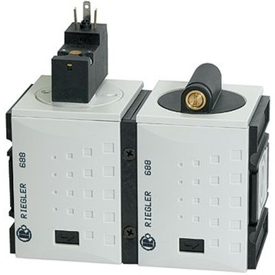 Bild von RIEGLER® - Befülleinheit »FUTURA«, elektrisch betätigt, 24 V DC, BG 4, G 3/4"