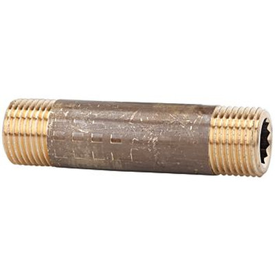 Bild von RIEGLER® - Rohrdoppelnippel, G 1/2", Länge 150mm, Messing blank