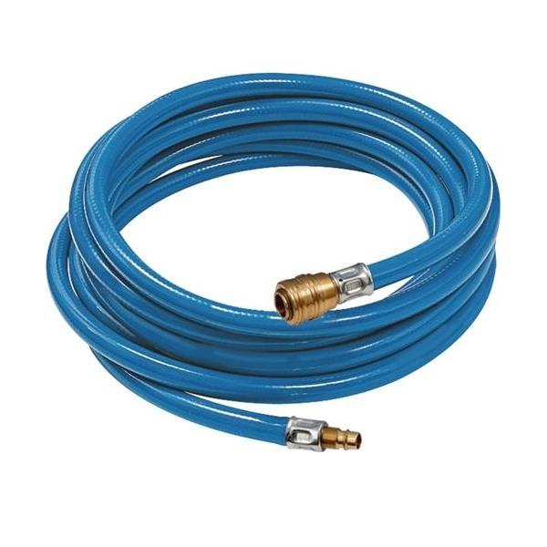Bild von Riegler, Pipeline, Weich-PVC-Druckluftschlauch-Set Innen-Ø 6,3 mm Außen-Ø 11 mm Länge 5 m Schnellverschlusskupplung