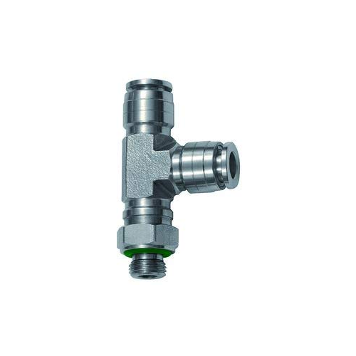 Bild von RIEGLER® T-Steckverschraubung, L-Form, drehbar