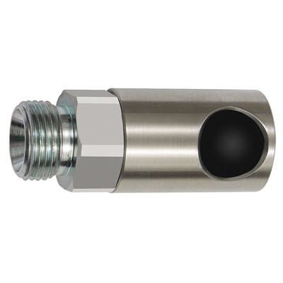 Bild von RIEGLER® - Druckknopf-Sicherheitskupplung NW 6, ISO 6150 C, Edelstahl, G 1/2" A