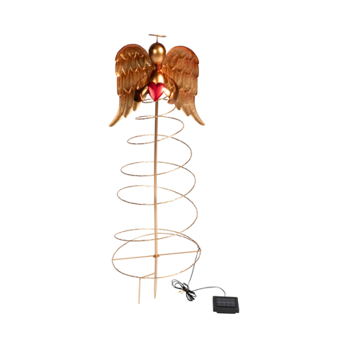 Bild von Solar-Gartenstecker „Engel“ – Magische Gartenbeleuchtung
