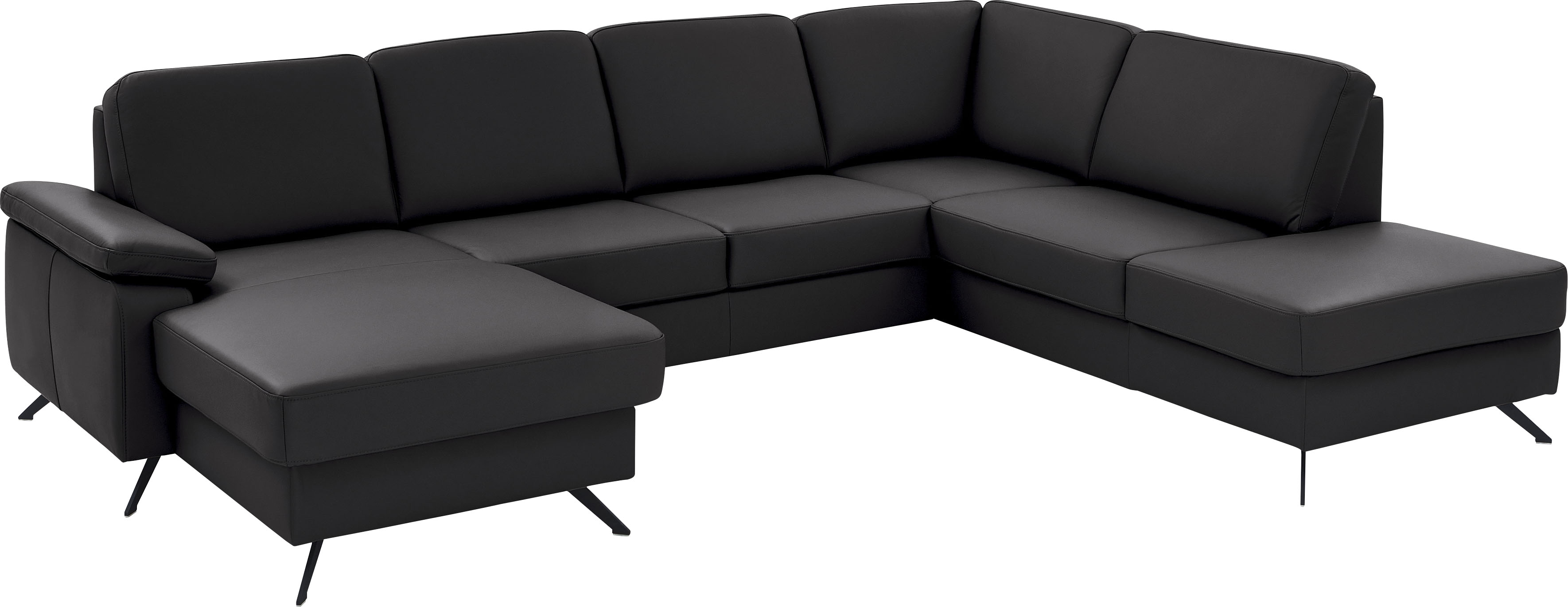 Bild von Die PlanBar Wohnlandschaft U-Form PN-EM15047, Wohnlandschaft, wahlweise mit Kopfstützen, Bettfunktion u. Stauraum