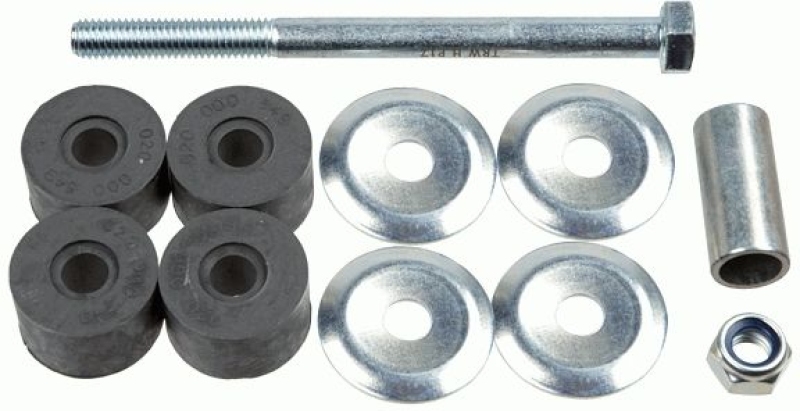 Bild von LEMFÖRDER 38601 01 Koppelstange Pendelstütze, Stabistange, Stabilisatorstange 110 M8*1.25 mit Zubehör für Links-/Rechtslenker NISSAN: MICRA 2