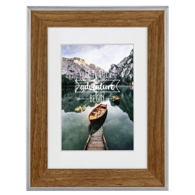 Bild von Hama Bilderrahmen Hama Kunststoffrahmen Sierra 13x18cm nussfarben