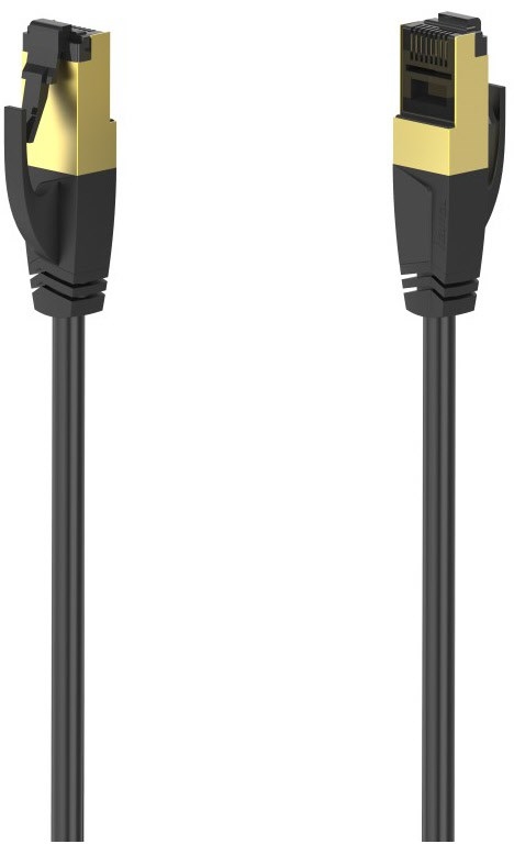 Bild von Hama Hama CAT-8 Netzwerkkabel 5m, 40 Gbit/s, S/FTP geschirmt. Adapter RJ-45 zu Ethernet Patch (RJ-45)