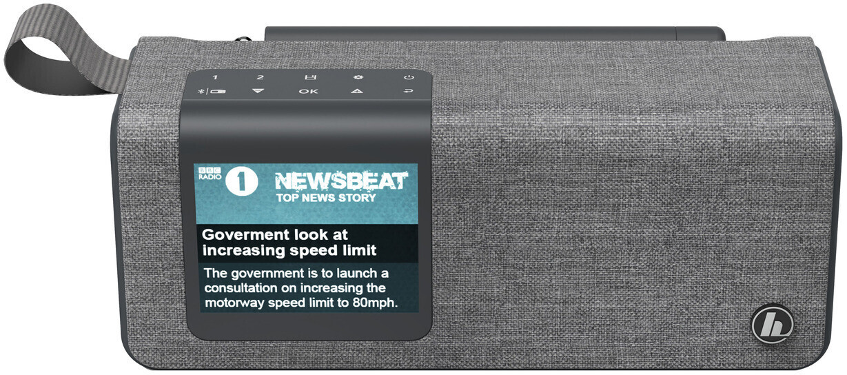 Bild von Hama Digitalradio "DR200BT", FM/DAB/DAB+/Bluetooth/Akkubetrieb DAB+ Radio Digitalradio (DAB) (Digitalradio (DAB), FM-Tuner)
