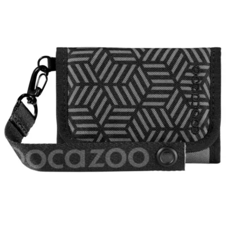 Bild von Coocazoo Geldbörse, Black Carbon, schwarz, Portemonnaie mit Sichtfenster innen & außen, Münzfach & Kartenfächern, Klettverschluss, ab der 3. Klasse