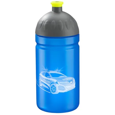 Bild von Step by Step Trinkflasche „Hero Tom“, auslaufsicher, spülmaschinenfest, BPA-frei, für Schule, Kindergarten, heiße und kohlensäurehaltigen Getränke, 0,5L, schwarz-blau