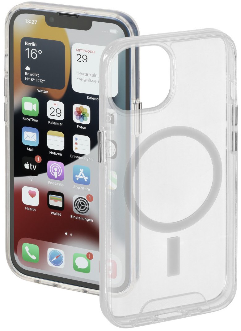 Bild von Hama MagCase Safety Cover Apple iPhone 14 Transparent MagSafe kompatibel 00215516