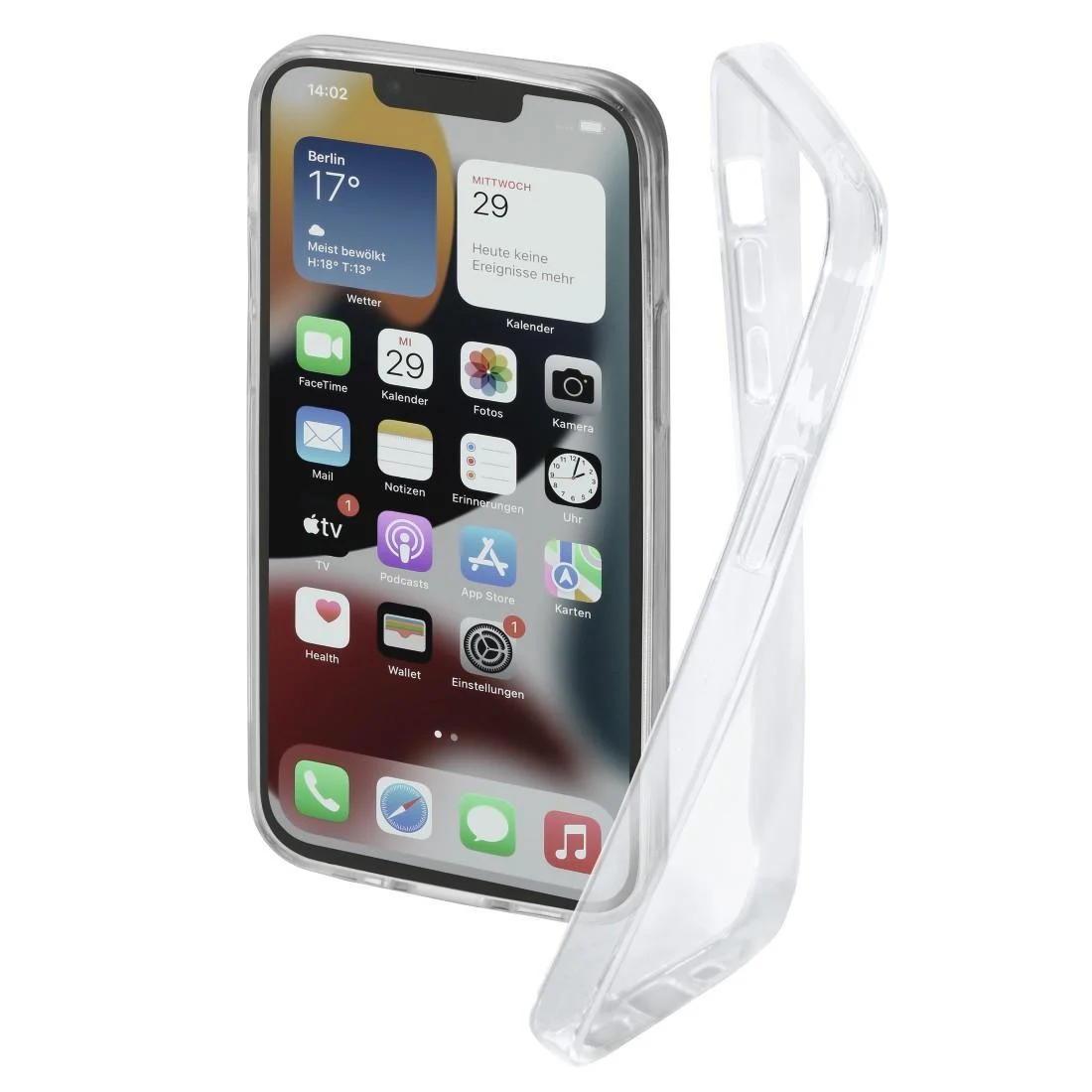 Bild von Hama Cover Crystal Clear für Apple iPhone 14 Pro, Transparent (00215517)