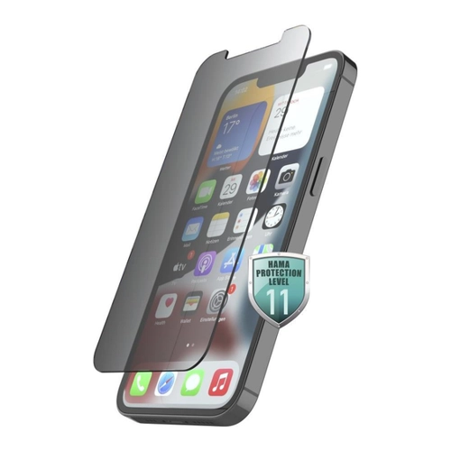 Bild von Echtglas-Displayschutz Privacy für iPhone 14 Pro transparent