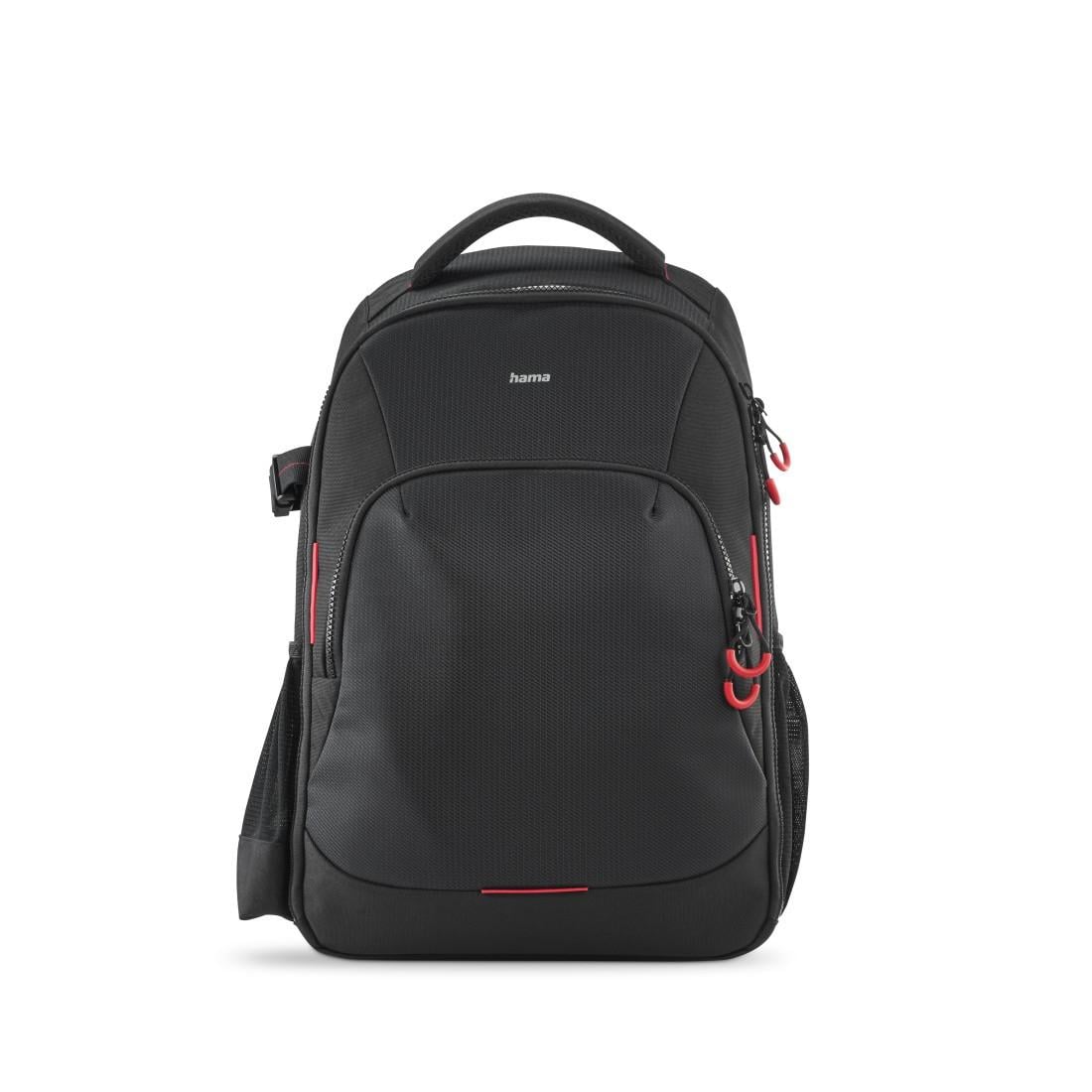 Bild von Hama Fotorucksack Hama Kamera-Rucksack Ohio 190 schwarz/rot für Fotografen. (Rucksack für Kameras, Schwarz/rot)