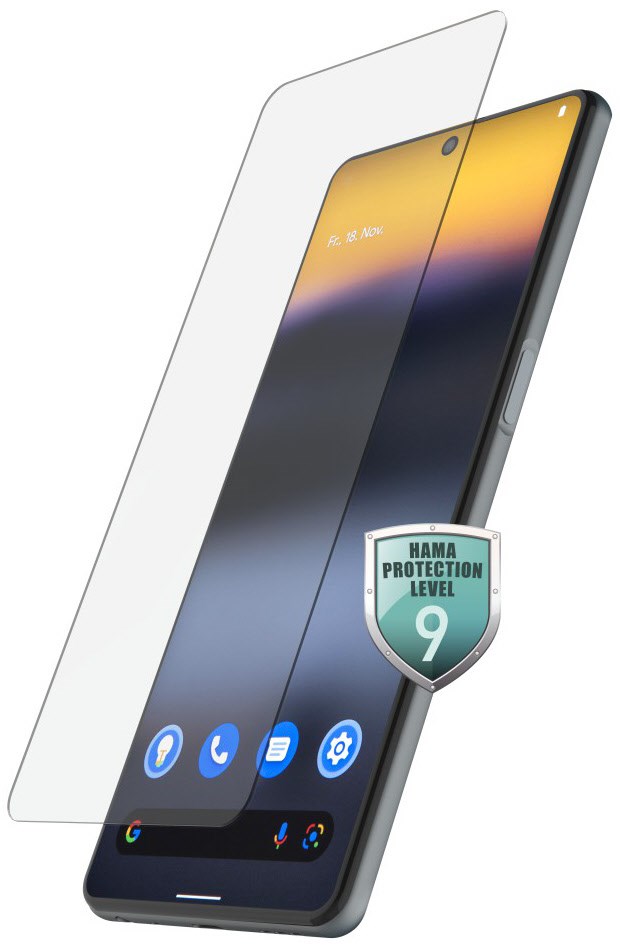 Bild von Hama Premium Crystal Glass (1 Stück, Google Pixel 7a), Smartphone Schutzfolie, Transparent