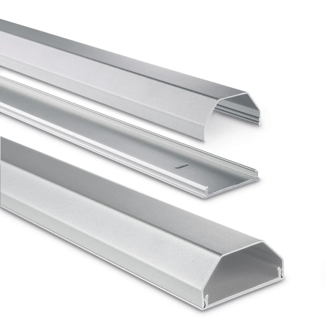 Bild von Hama Alu-Kabelkanal eckig 110 x 5 2.6 cm Silber - Alu-Kabelkanal - eckig - 110 x 5 x 2,6 cm - Silber (00220986)