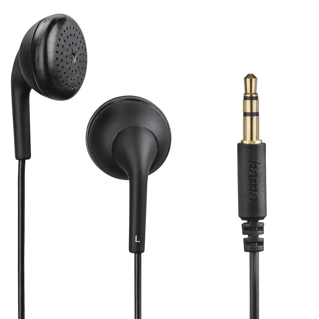 Bild von Hama Kopfhörer "Bubbly", Earbuds, Schwarz (00184191) In-Ear Kopfhörer In-Ear-Kopfhörer