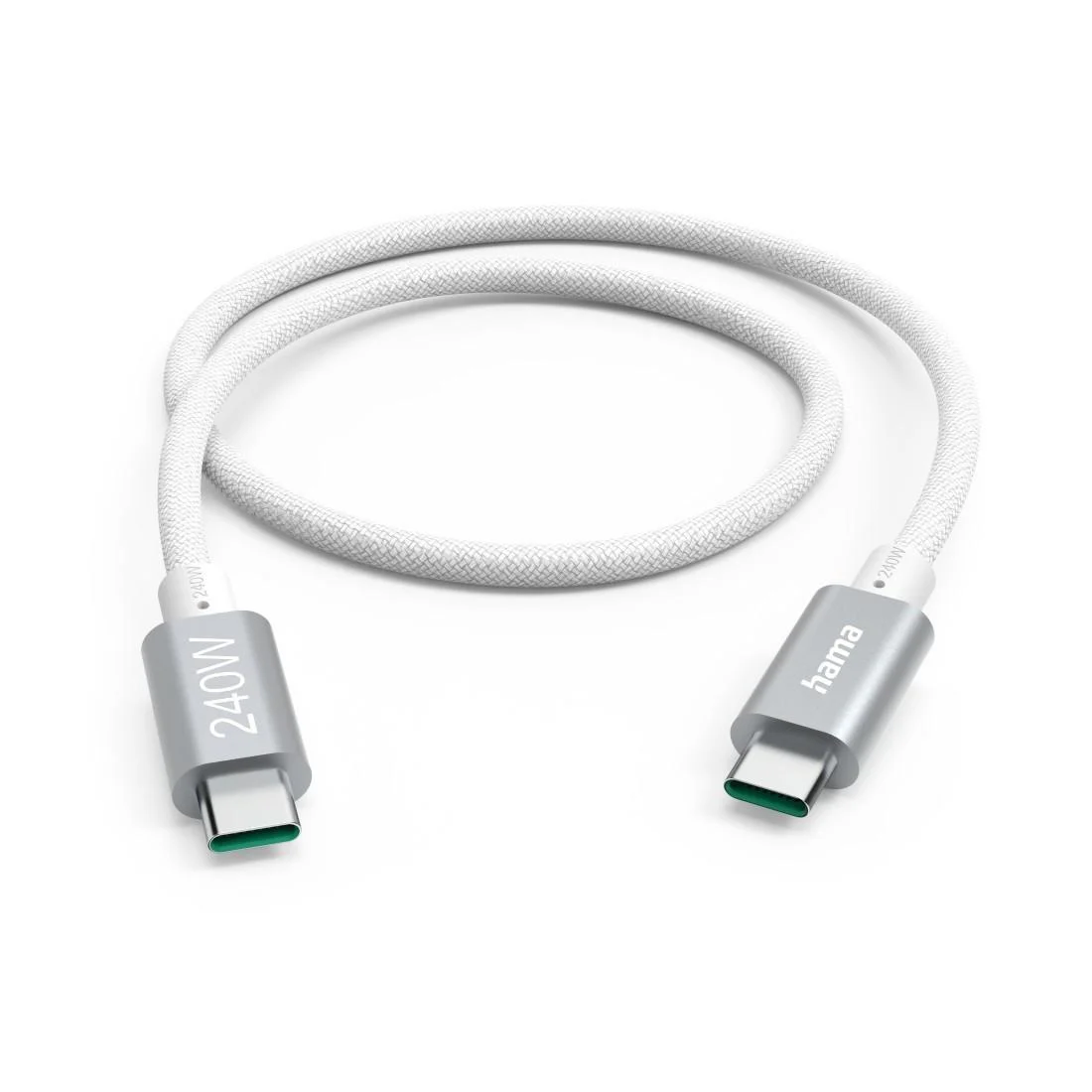 Bild von USB-C auf USB-C Kabel Ladekabel USB-C - USB-C, 240W, "Full-Featured", USB 3.2 Gen1, 5Gbit/s, 1,5m (00201721)