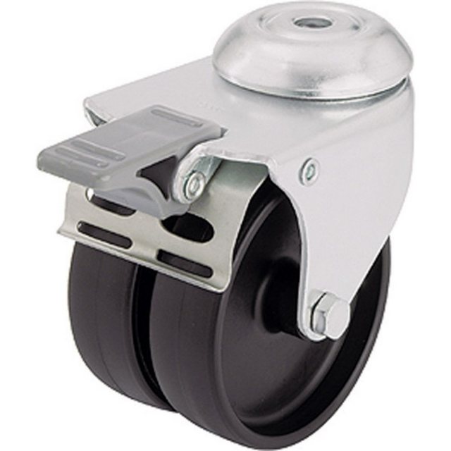 Bild von Blickle 276394LMDA-POA 50G-FI Doppel-Lenkrolle Rad-Durchmesser: 50mm Tragfähigkeit (max.): 80kg 1St.