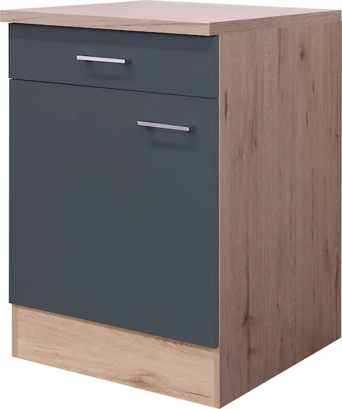 Bild von Unterschrank  Spa ¦ grau ¦ Maße (cm): B: 60 H: 85 T: 60 Küche > Küchenschränke > Unterschränke - Sconto
