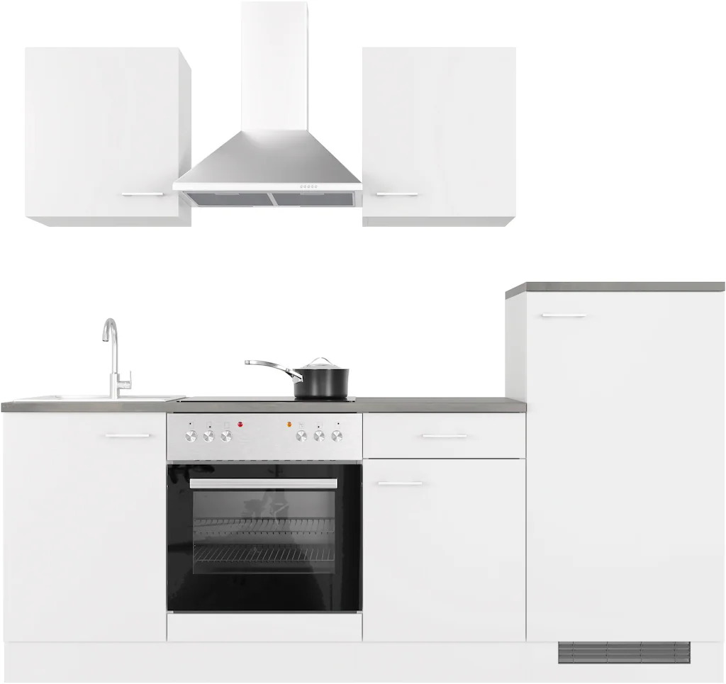 Bild von Flex-Well Küche Lucca, wahlw. mit E-Geräten, Breite 220 cm, viele Farbvarianten erhältlich