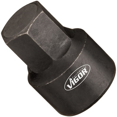 Bild von VIGOR Steckschlüsseleinsatz ∙ V7158-3 ∙ Vierkant6,3 mm (1/4 Zoll) ∙ Außen Sechskant Profil ∙ 9 mm