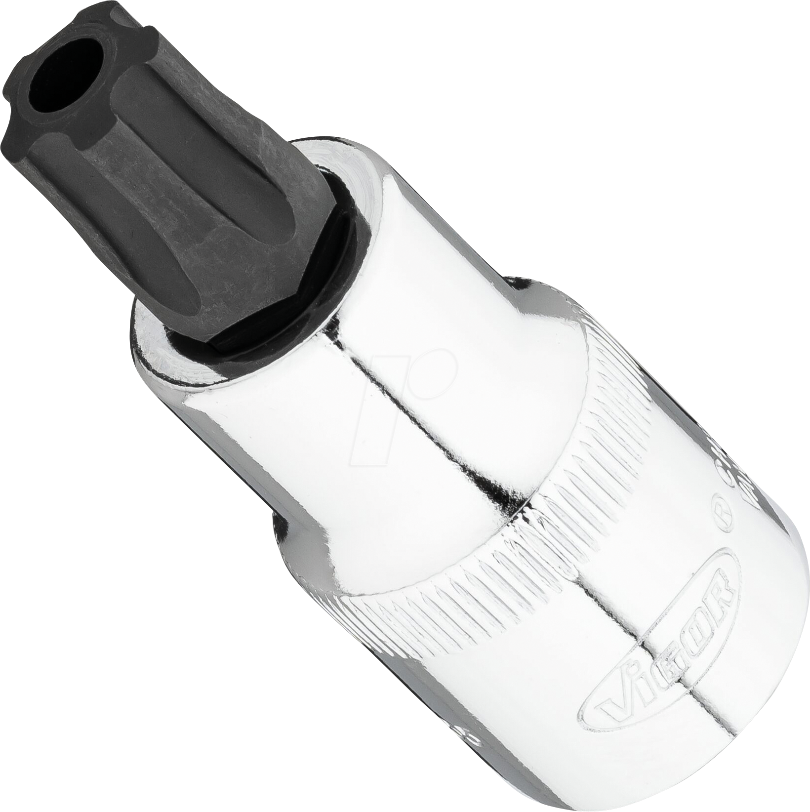 Bild von VIGOR Tamper resistant TORX® Plus Schraubendreher-Einsatz ∙ V7055-IPR55 ∙ Vierkant12,5 mm (1/2 Zoll) ∙ Innen-5-Stern Profil mit Zapfen ∙ T55+H