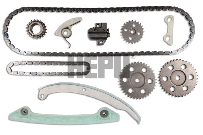Bild von HEPU 21-0457 Steuerkettensatz Zahnkette, Kette geschlossen MAZDA: 6 Saloon, 5, 6 Estate, FORD: MONDEO 3 Stufenheck, FIESTA 5, Focus 2 Kombi