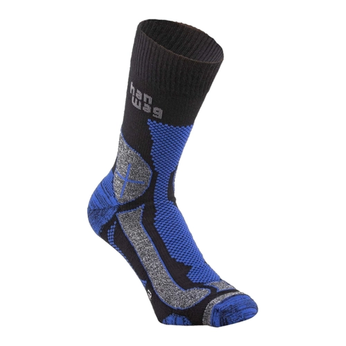 Bild von Hanwag Socken Merino Trek schwarz royal blue