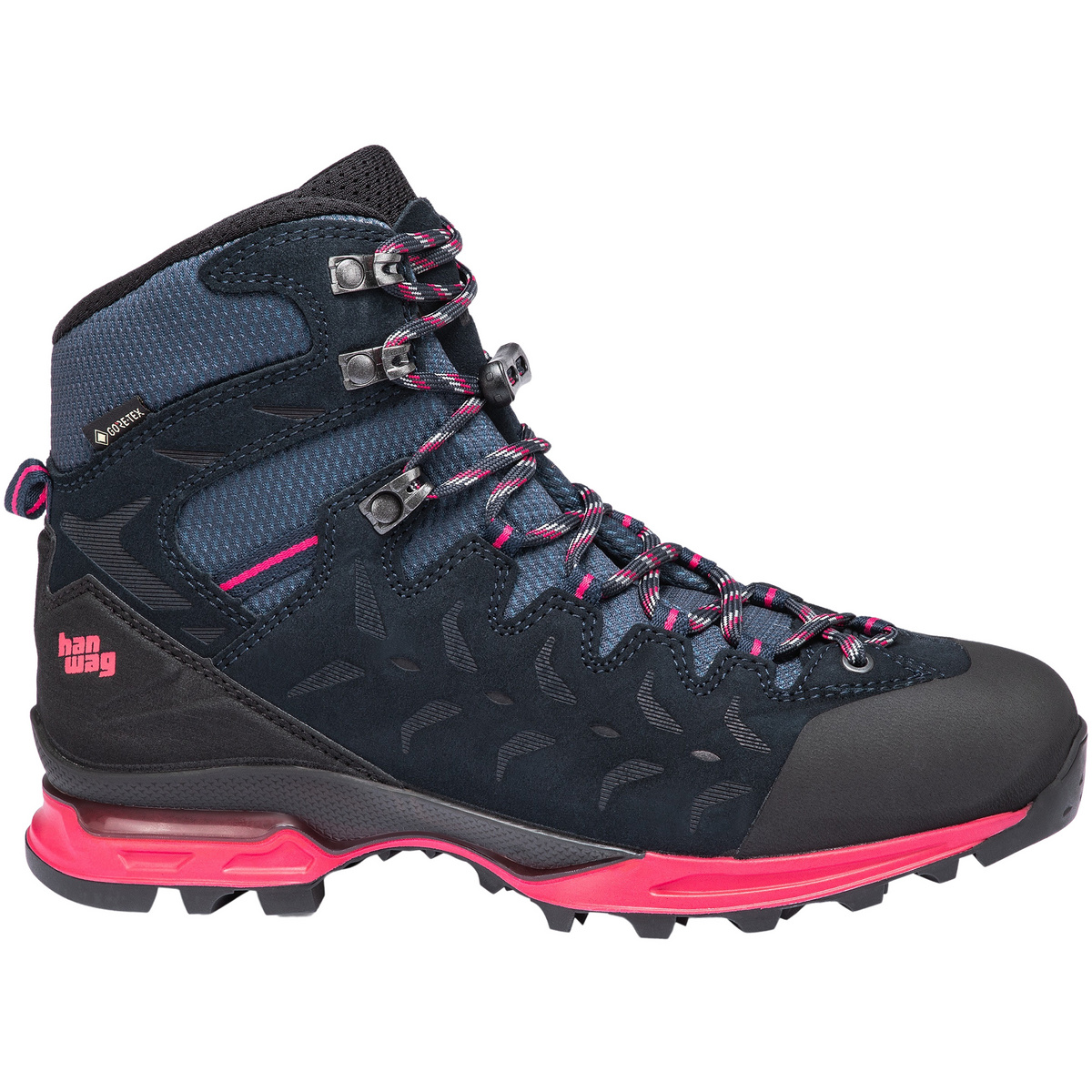 Bild von Hanwag W Makra Trek Lady GTX Blau - Gore-Tex Technischer wetterfester Damen Bergschuh, Größe EU 40.5 - Farbe Navy - Pi